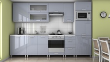 Kuchyňská skříňka Natanya G601D šedý lesk
