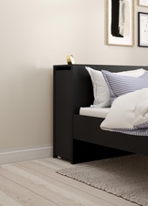 Čelo postele Simplicity 134 šíře 160 cm černé MAT