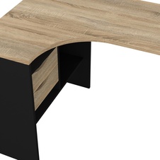 Psací stůl Felix 118 černá MAT/oak