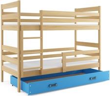 Patrová postel Norbert borovice/modrá