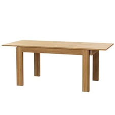 Stůl DM 016 CLASSIC dub masiv 140x90cm deska 25mm noha 12x6cm lak dub přírodní