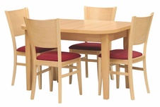 Stůl MINI FORTE pevné - dub sonoma, 120x85cm, LTD zesílené na 36mm, ABS, nohy 7x7 cm