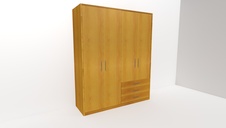 Nábytek Mikulík Vranovice Sestava skříně AIDA 1+2+rám 185cm Barva dekor dřeva Dekor LTD  - olše