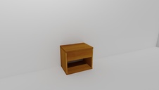 Nábytek Mikulík Vranovice Noční stolek SMART s USB nabíječkou  ( půda 25mm ) - olše